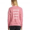 Spiritual Gangster Love Classic Crew Sweatshirt 1 Spiritual Gangster Love Classic Crew Sweatshirt