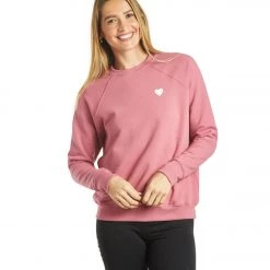 CLOTHING Spiritual Gangster Love Classic Crew Sweatshirt Sugar Plum