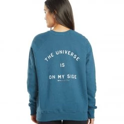 Spiritual Gangster On My Side Classic Crew Sweatshirt Caribbean CLOTHING