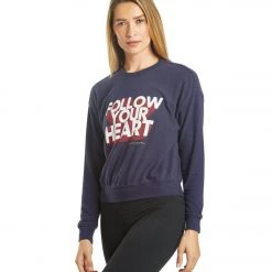 CLOTHING Spiritual Gangster Follow Malibu Crew Neck Pullover Night