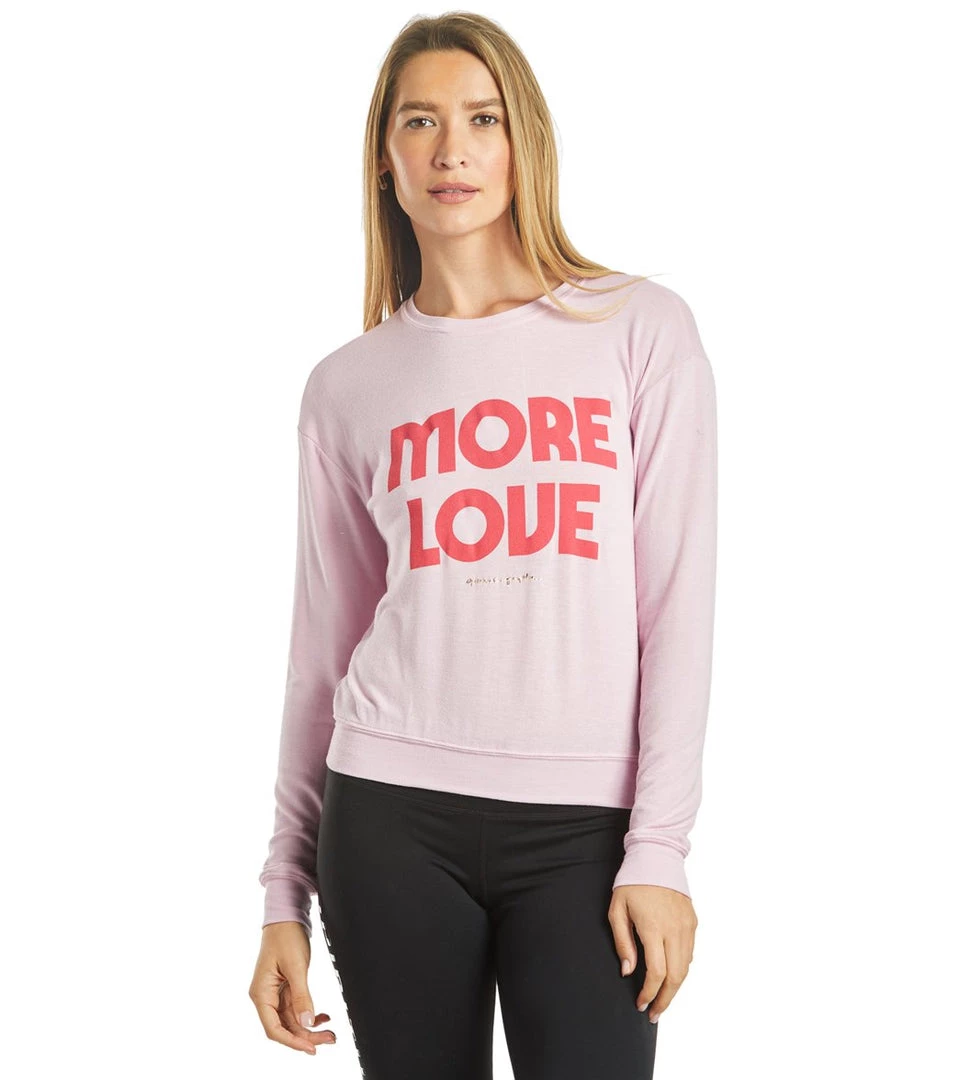 Spiritual Gangster More Love Crew Neck Savasana Pullover 3 Spiritual Gangster More Love Crew Neck Savasana Pullover