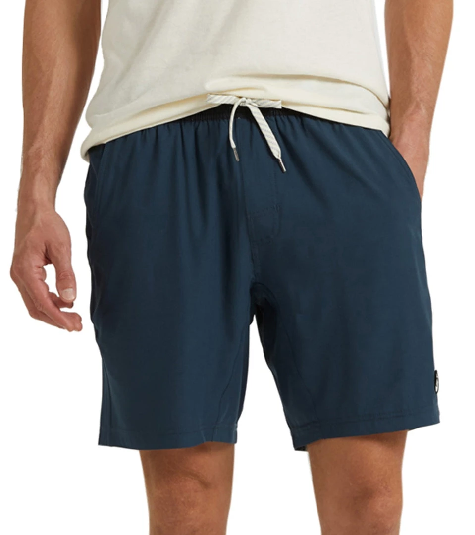 Vuori Men's Kore Yoga Shorts Indigo 3 Vuori Men's Kore Yoga Shorts Indigo
