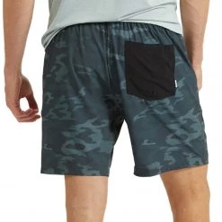 Vuori Men's Kore Yoga Shorts Patina Watercolor Camo CLOTHING