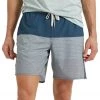 CLOTHING Vuori Men's Trail Yoga Shorts Indigo Stripe 1 CLOTHING Vuori Men's Trail Yoga Shorts Indigo Stripe