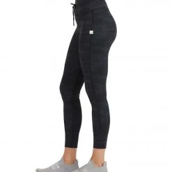 Vuori Daily Yoga Leggings Black Camo CLOTHING
