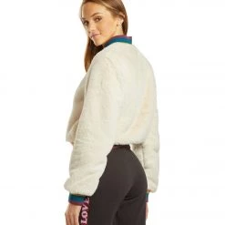 Spiritual Gangster SG Furry Bomber Jacket Natural