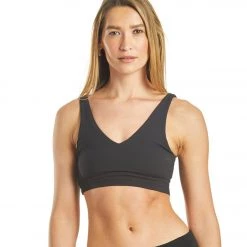 Spiritual Gangster Ribbed Plunge Bra