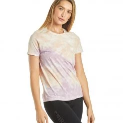 Spiritual Gangster Tie Dye Aurora Boxy T-Shirt Pastel Cloud Tie Dye