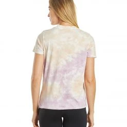Spiritual Gangster Tie Dye Aurora Boxy T-Shirt Pastel Cloud Tie Dye