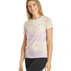 Spiritual Gangster Tie Dye Aurora Boxy T-Shirt Pastel Cloud Tie Dye