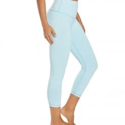 DYI Take Control High Waisted 7/8 Yoga Leggings Spa Blue CLOTHING 12 DYI Take Control High Waisted 7/8 Yoga Leggings Spa Blue CLOTHING