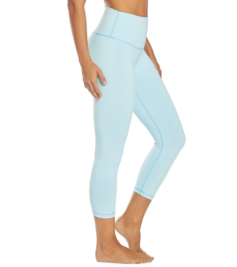 DYI Take Control High Waisted 7/8 Yoga Leggings Spa Blue CLOTHING 4 DYI Take Control High Waisted 7/8 Yoga Leggings Spa Blue CLOTHING