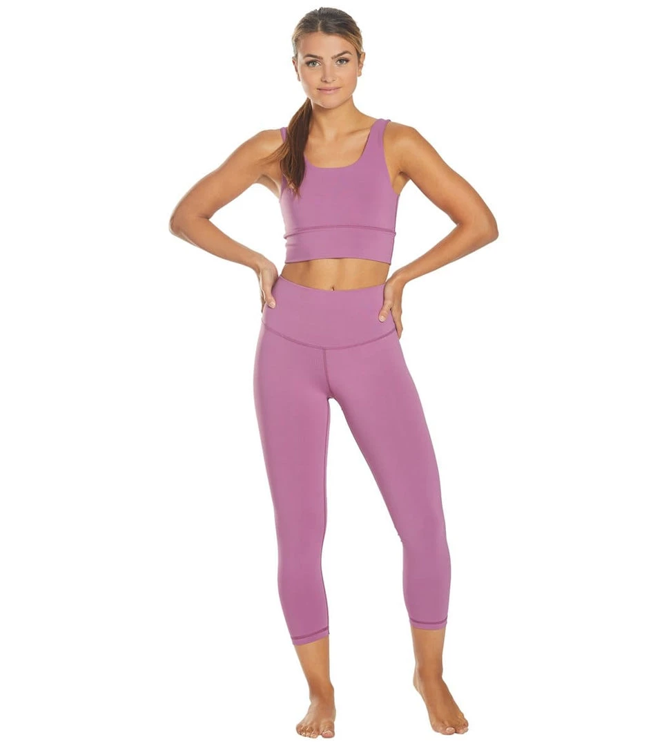 DYI Take Control High Waisted 7/8 Yoga Leggings Dark Crocus 6 DYI Take Control High Waisted 7/8 Yoga Leggings Dark Crocus