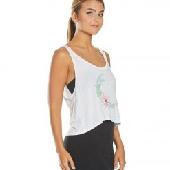 Everyday Yoga Cactus Moon Flowy Tank White 10 Everyday Yoga Cactus Moon Flowy Tank White