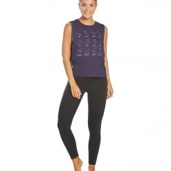 Everyday Yoga In The Stars Workout Muscle Tank Navy CLOTHING