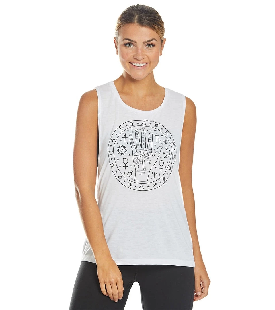 Everyday Yoga Palmistry Workout Muscle Tank 3 Everyday Yoga Palmistry Workout Muscle Tank