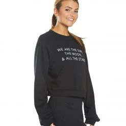 Everyday Yoga We Are Crop Crew Sweatshirt Black 10 Everyday Yoga We Are Crop Crew Sweatshirt Black