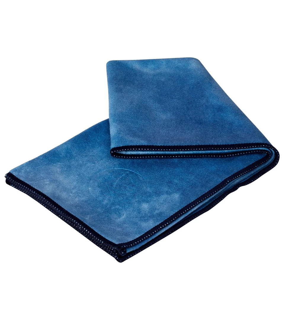 Manduka EQua Yoga Hand Towel Camo Navy Tie Dye 4 Manduka EQua Yoga Hand Towel Camo Navy Tie Dye