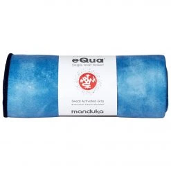 Manduka EQua Yoga Mat Towel Camo Navy Tie Dye YOGA MATS & PROPS