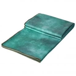Manduka EQua Yoga Mat Towel Camo Green Tie Dye