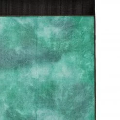 Manduka EQua Yoga Mat Towel Camo Green Tie Dye