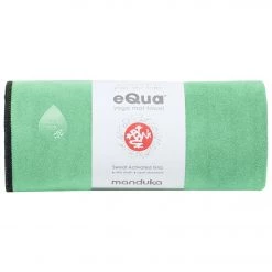 Manduka EQua Yoga Mat Towel Green Ash YOGA MATS & PROPS