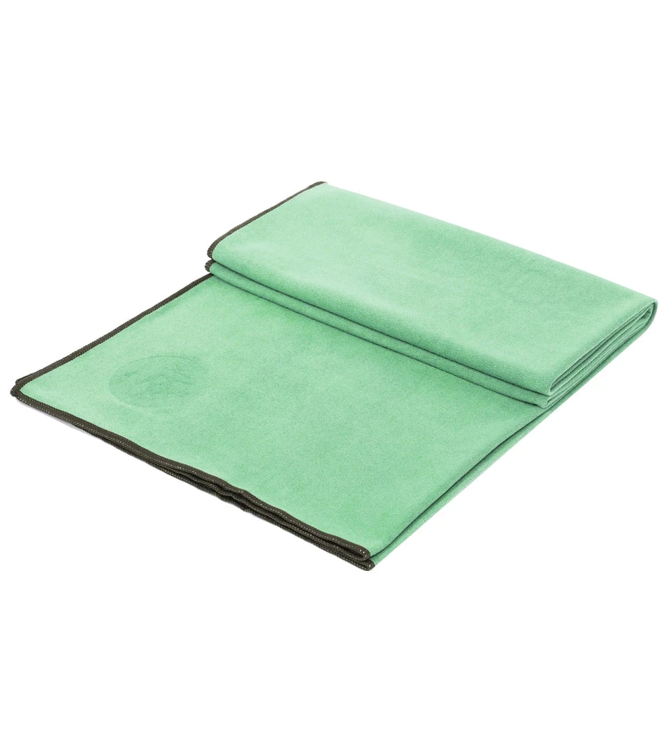 Manduka EQua Yoga Mat Towel Green Ash YOGA MATS & PROPS 5 Manduka EQua Yoga Mat Towel Green Ash YOGA MATS & PROPS