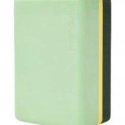 Manduka Recycled Foam Yoga Block Green Ash Stripe