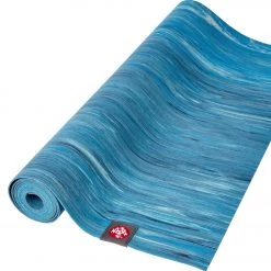 YOGA MATS & PROPS Manduka EKO SuperLite Travel Yoga Mat 71" 1.5mm Dresden Blue Marbled