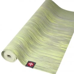 Manduka EKO SuperLite Travel Yoga Mat 71" 1.5mm Limelight Marble YOGA MATS & PROPS