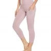 Balance Collection Eclipse Lux Yoga Capris Mauve Shadows CLOTHING