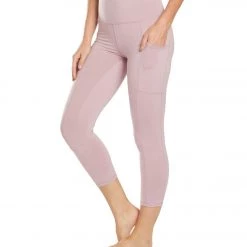 Balance Collection Eclipse Lux Yoga Capris Mauve Shadows CLOTHING