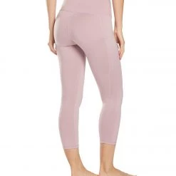 Balance Collection Eclipse Lux Yoga Capris Mauve Shadows CLOTHING