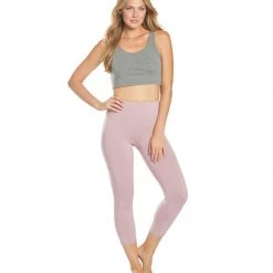 Balance Collection Eclipse Lux Yoga Capris Mauve Shadows CLOTHING