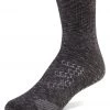 BASE 33 Unisex Crew Yoga Socks Charcoal Grey ACCESSORIES