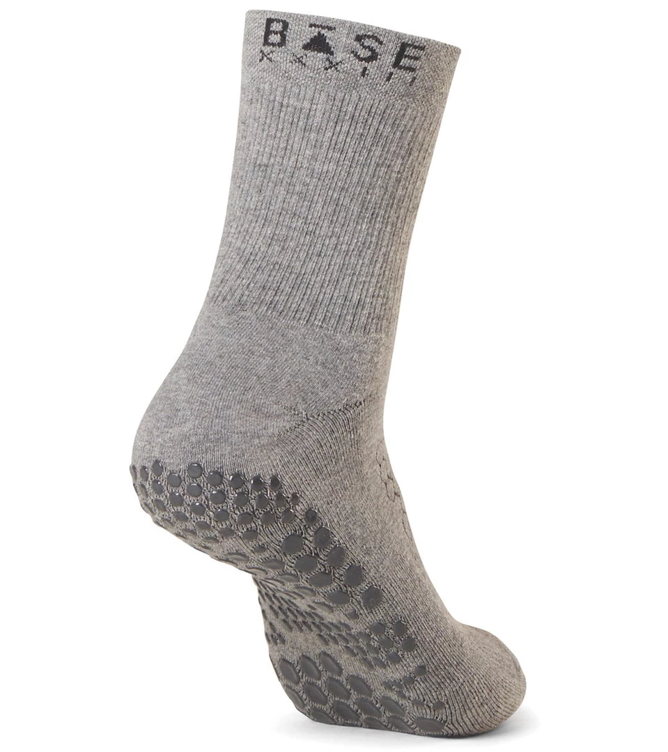 BASE 33 Unisex Crew Yoga Socks Grey ACCESSORIES 4 BASE 33 Unisex Crew Yoga Socks Grey ACCESSORIES