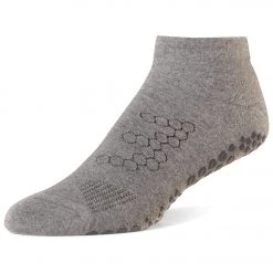 BASE 33 Unisex Low Rise Yoga Socks Grey ACCESSORIES