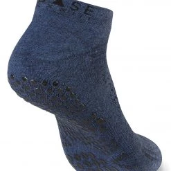 BASE 33 Unisex Low Rise Yoga Socks Navy ACCESSORIES