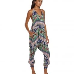 Buddha Pants Harem Jumpsuit Pink Elephant CLOTHING