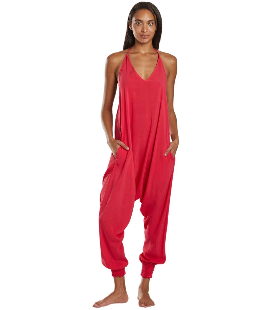 Buddha Pants Harem Jumpsuit Fuschia CLOTHING 6 Buddha Pants Harem Jumpsuit Fuschia CLOTHING