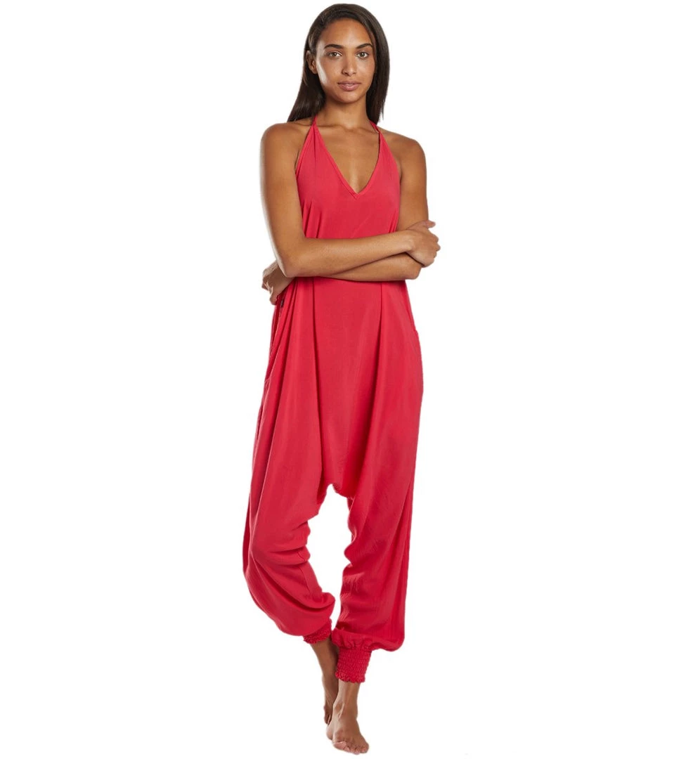 Buddha Pants Harem Jumpsuit Fuschia CLOTHING 9 Buddha Pants Harem Jumpsuit Fuschia CLOTHING