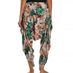 Buddha Pants Flap Harem Pants Green Kira Women 11 Buddha Pants Flap Harem Pants Green Kira Women