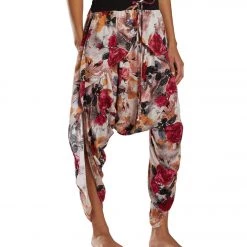 Buddha Pants Flap Harem Pants Pink Kira