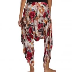 Buddha Pants Flap Harem Pants Pink Kira