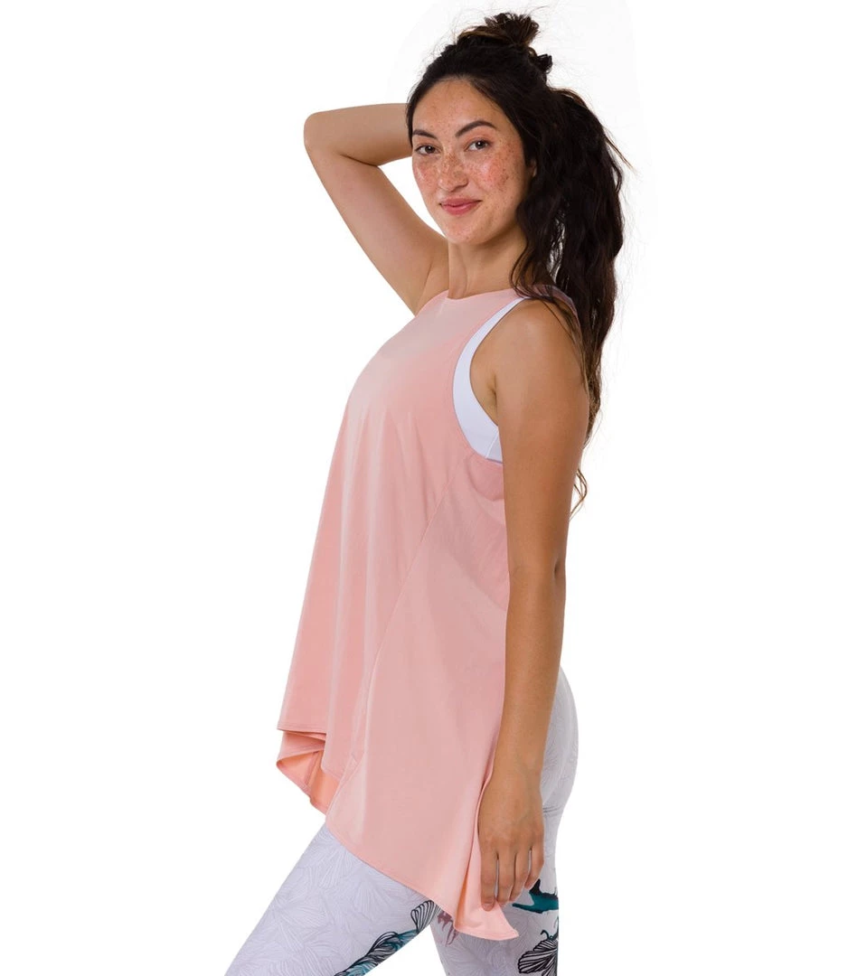 Onzie Tie Back Tank Light Peach 4 Onzie Tie Back Tank Light Peach