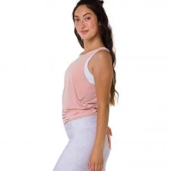 Onzie Tie Back Tank Light Peach 11 Onzie Tie Back Tank Light Peach