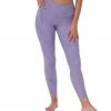 Onzie Selenite 7/8 Yoga Leggings Lavender Gray