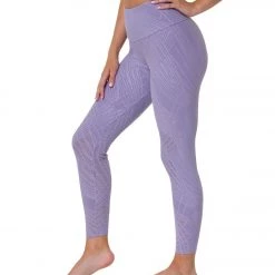 Onzie Selenite 7/8 Yoga Leggings Lavender Gray