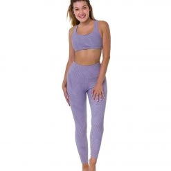 Onzie Mudra Yoga Sports Bra Lavender Selenite Yoga Sports Bras