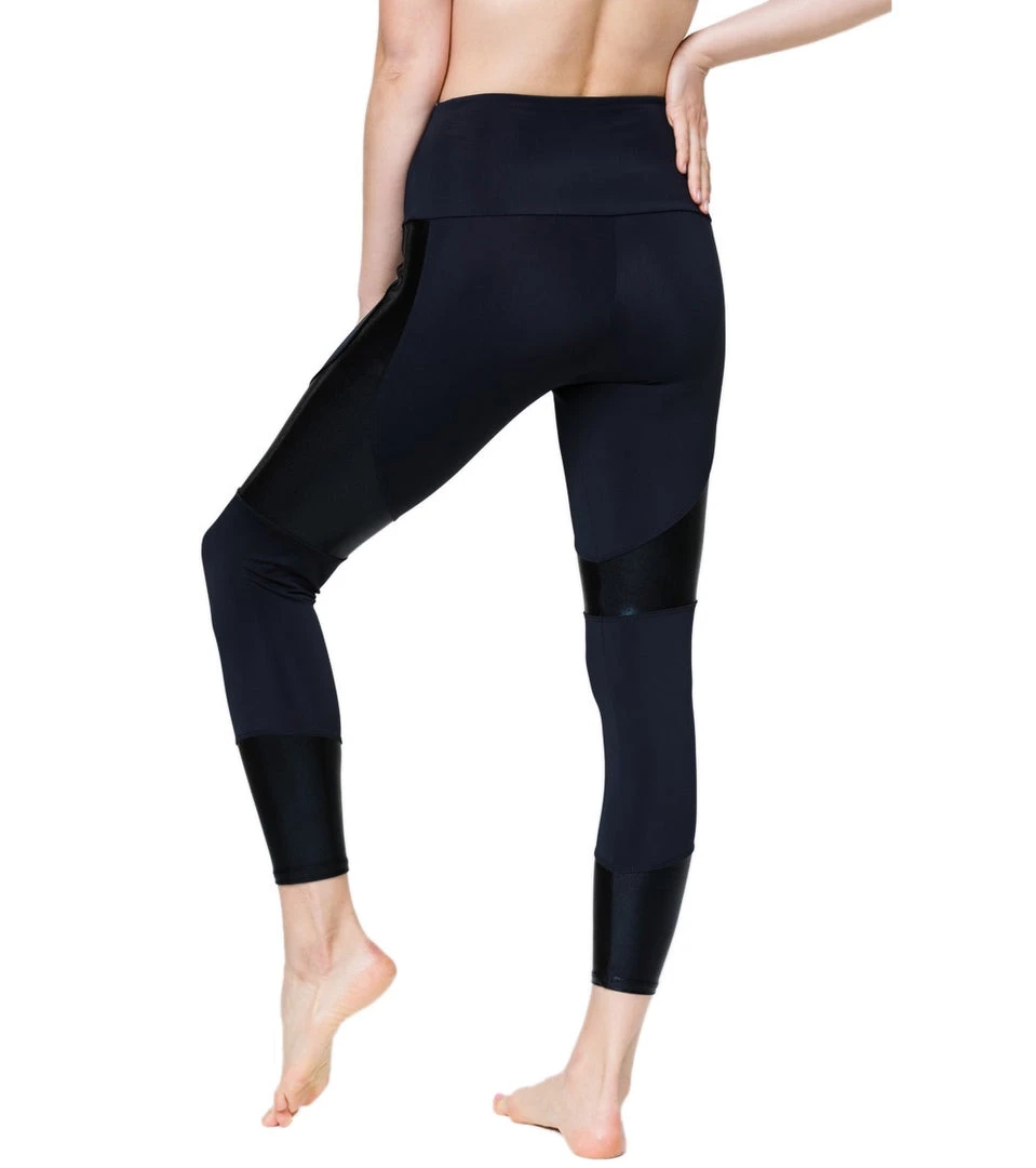 7/8 Leggings Onzie Moto 7/8 Yoga Leggings Black/Mystique 4 7/8 Leggings Onzie Moto 7/8 Yoga Leggings Black/Mystique